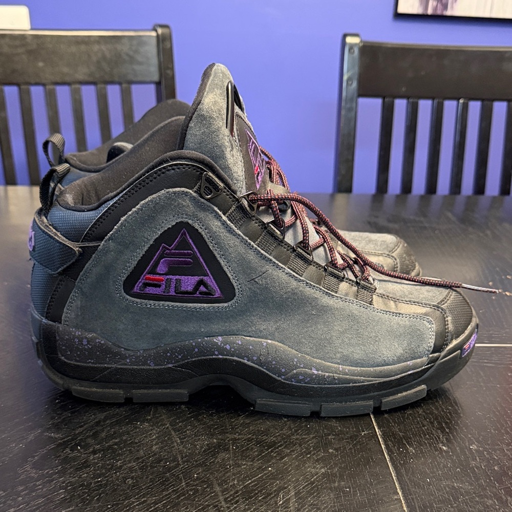 Fila Grant Hill 2 Outdoor Shoes Black with purple accents